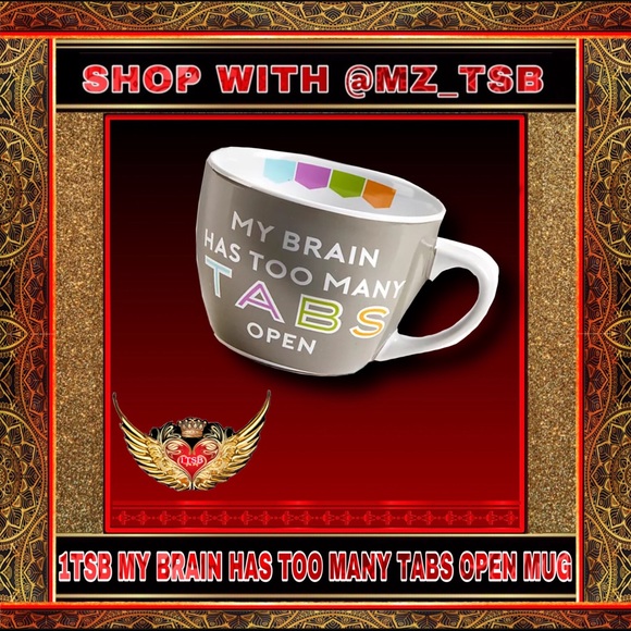 COPY - 🆕 MY BRAIN HAS TOO MANY TABS OPEN MUG / Colorful/ Ideal for coffee / tea - Picture 2 of 3
